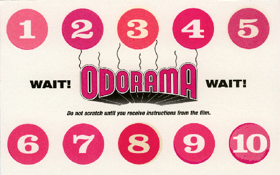 Polyester Odorama card