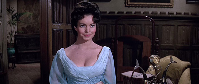 Susan Hart as the damsel in distress, Jill Tregillis.