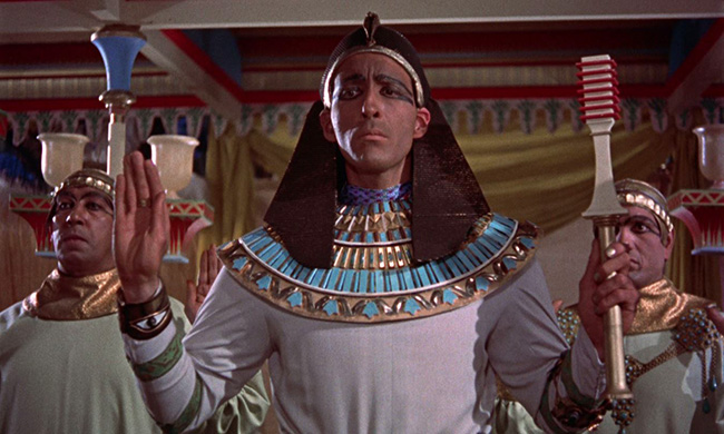 Christopher Lee as the High Priest Kharis.