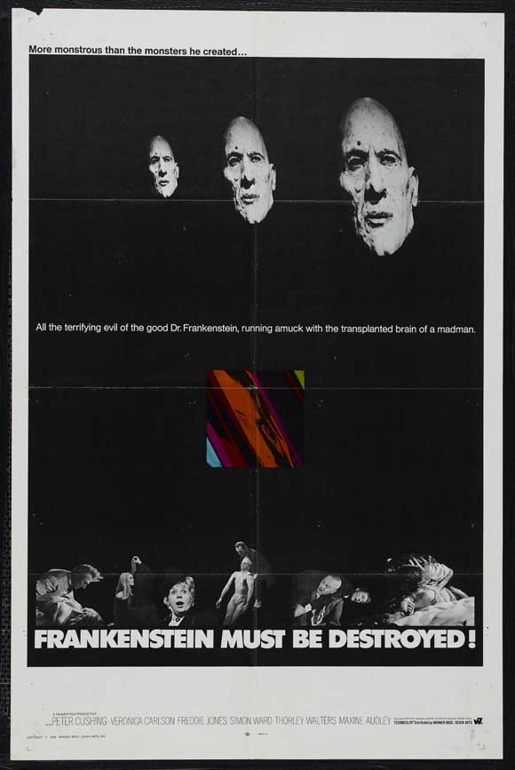 Frankenstein Must Be Destroyed poster