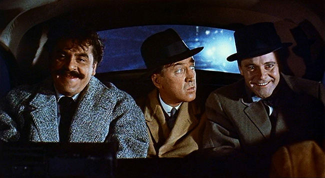 Redlitch (Ernie Kovacs), Shep, and Nicky (Jack Lemmon).