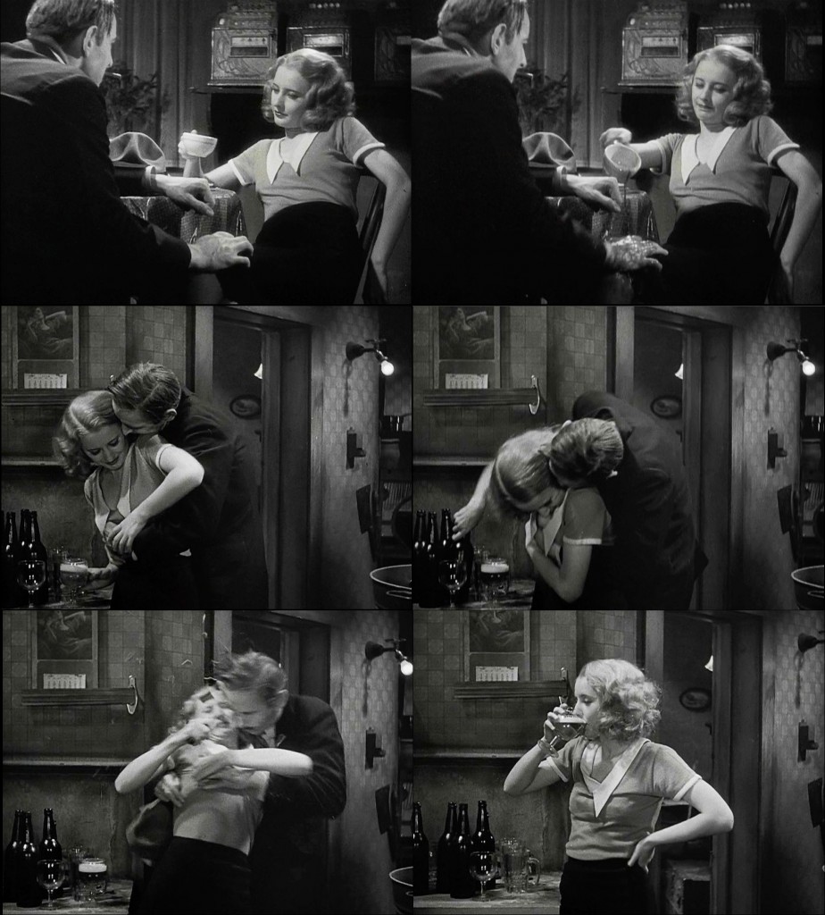 Lily Powers (Barbara Stanwyck) demonstrates how best to repel the advances of a sleazy politician.