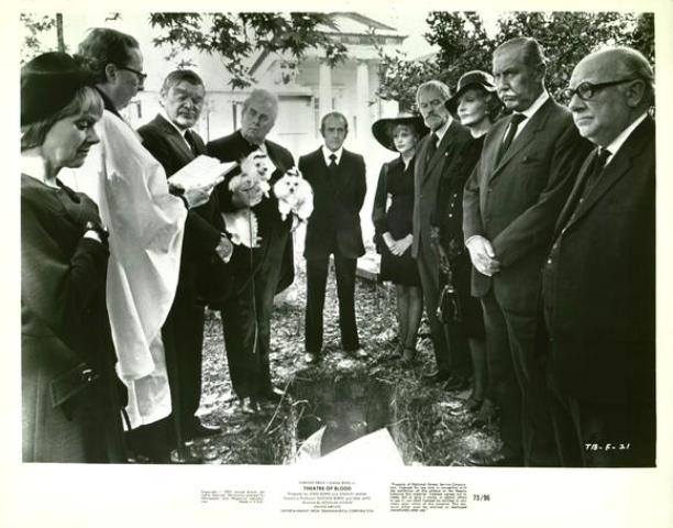 Members of the Critics Circle gather to mourn one of Lionheart's victims.