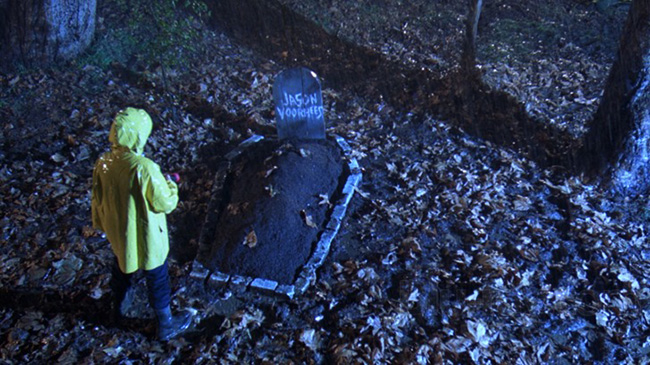 Corey Feldman reprises his role as young Tommy Jarvis in the prologue.