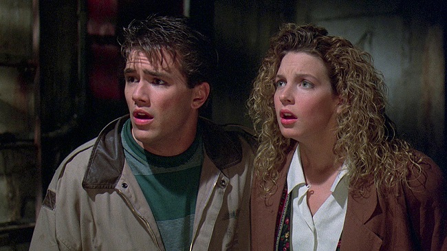 Sean (Scott Reeves) and Rennie (Jensen Daggett) in "Friday the 13th Part VIII: Jason Takes Manhattan."